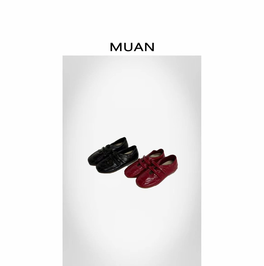 木岸MUAN:《魔术贴玛丽珍》定制机能高级玛丽珍单鞋女LL-7800-1853