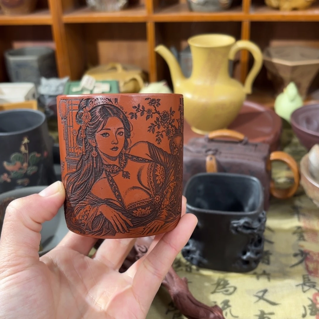 宜兴紫砂原矿茶器