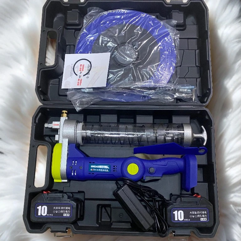 （两电一充）比博电动黄油枪锂电池全自动高压电动油枪