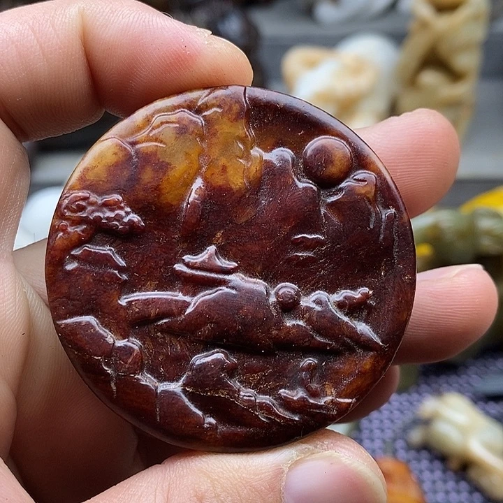 未镶嵌蛇纹石玉颈饰