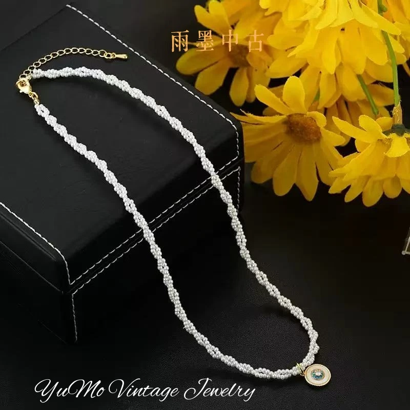 铜合金项链 镀K金D5017法★【月色缠绵】夏CODE柏格定制时尚项链