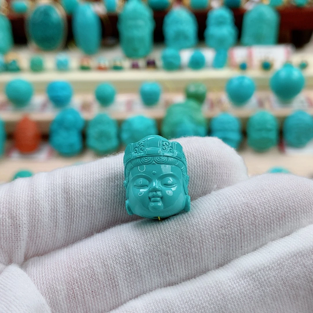 绿松石未镶嵌珠宝半成品