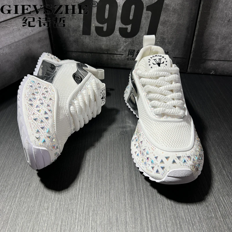 纪诗哲轻奢高端男鞋透气网面百搭潮流舒适厚初秋穿搭防滑透气男士