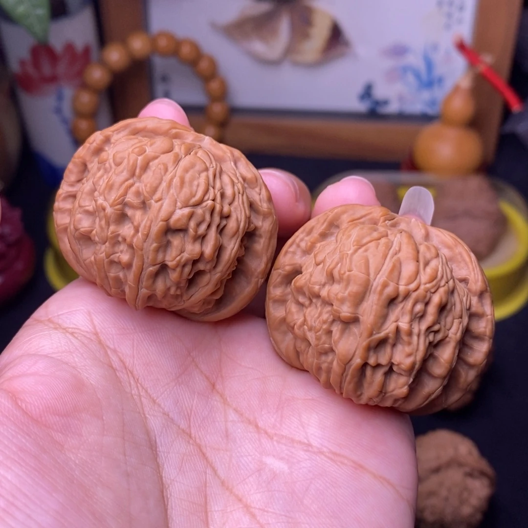 把件文玩核桃41.5白狮子