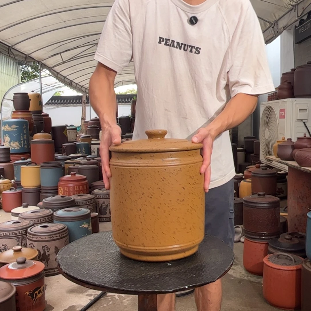 紫砂茶叶罐10-12 饼茶叶罐