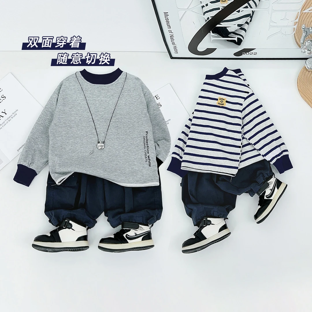 儿童卫衣长袖2025秋新款秋装男童春秋上衣 UTT73108 悠悠童话童装