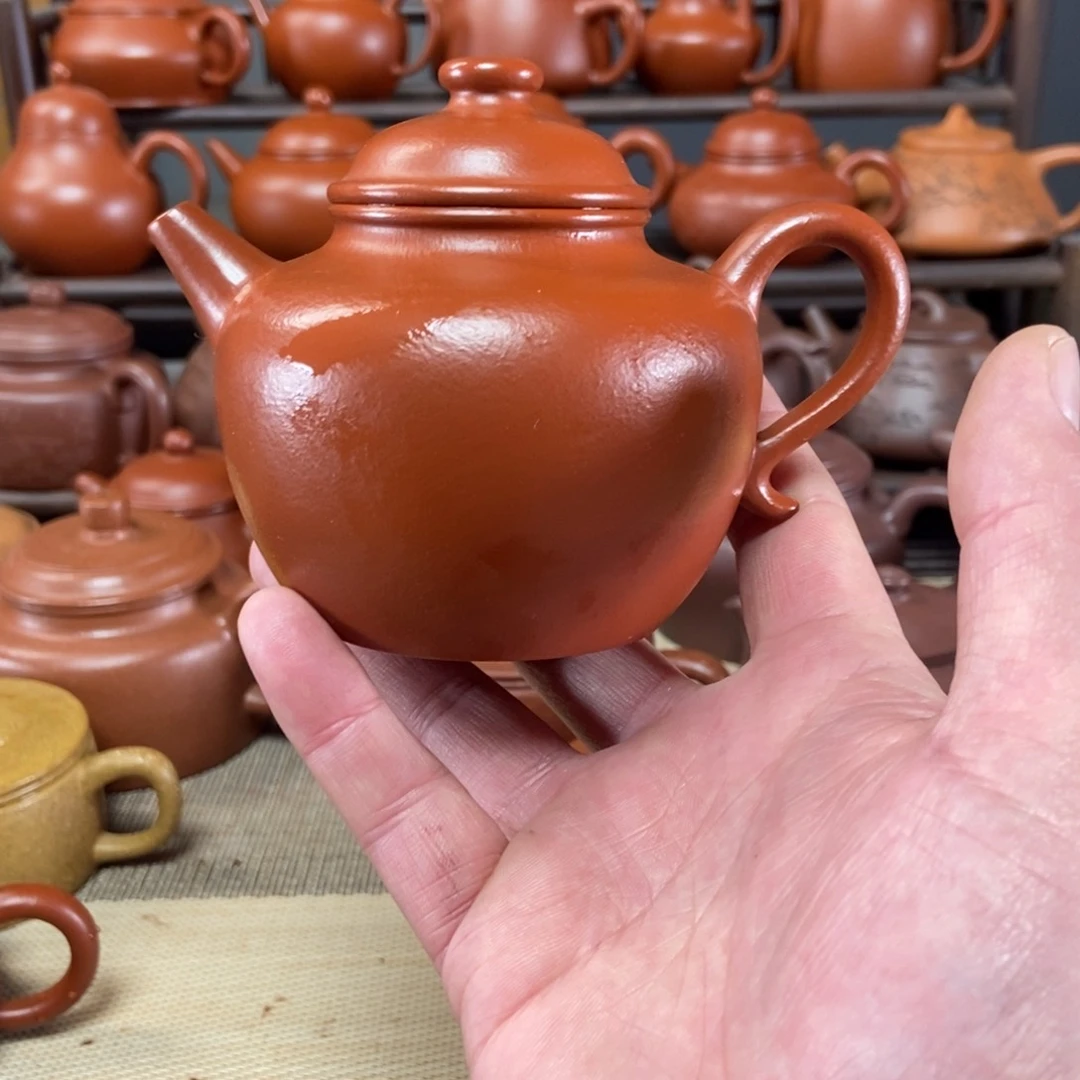 紫砂茶壶原矿朱泥