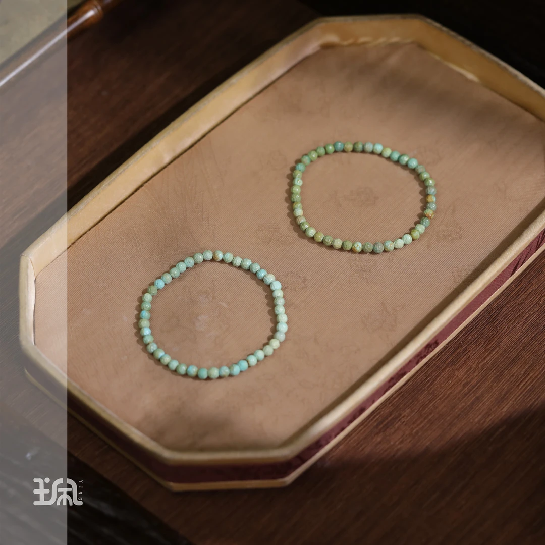 精粟|绿松石*手串*未镶嵌CYC25011801多样性发其一（P）
