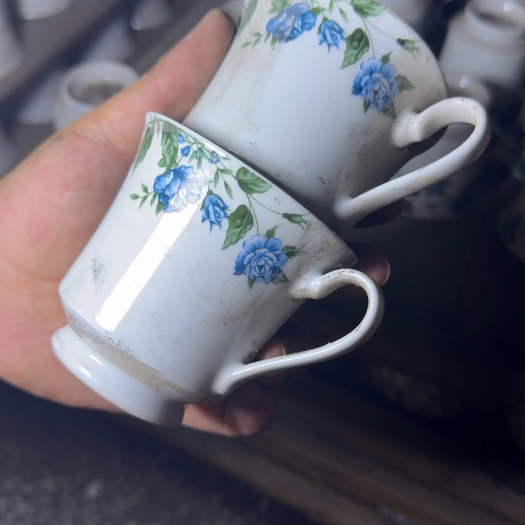 老瓷器 出口 微瑕介意勿拍