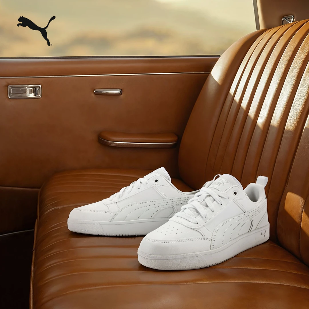 PUMA彪马经典复古黑白熊猫配色运动休闲板鞋男女DRIBBLE 400326