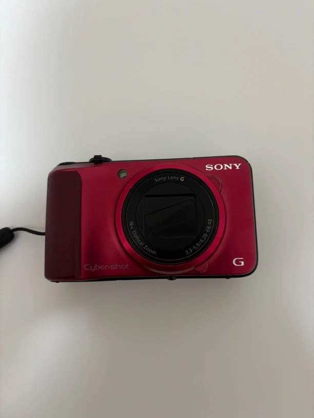 95新 Sony/索尼 hx10红色1820w像素16倍光学变焦长焦数码相机