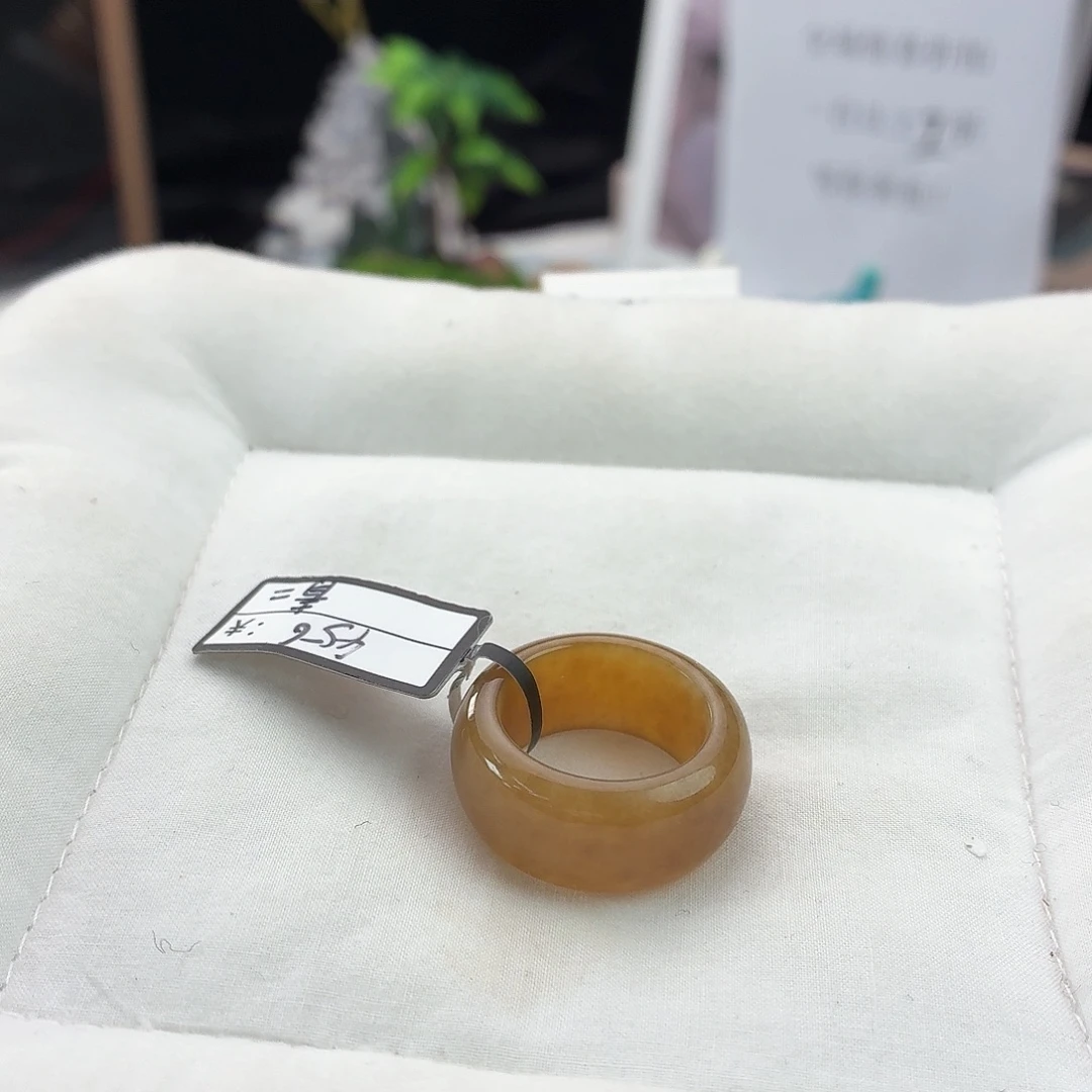 和田玉未镶嵌戒指L24糖轮胎不退换