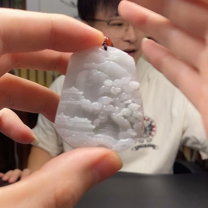 翡翠未镶嵌颈饰天然A货翡翠