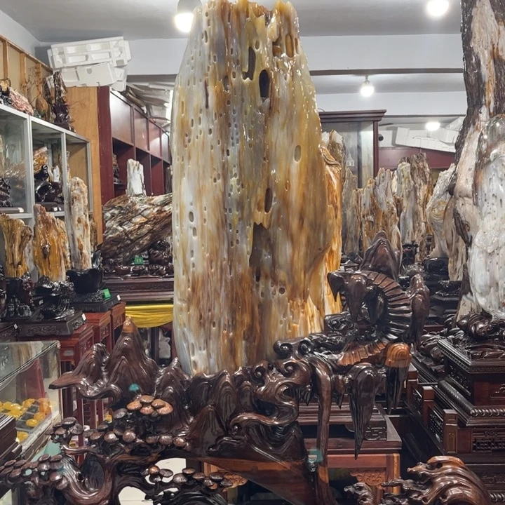 石材树化摆件家居饰品