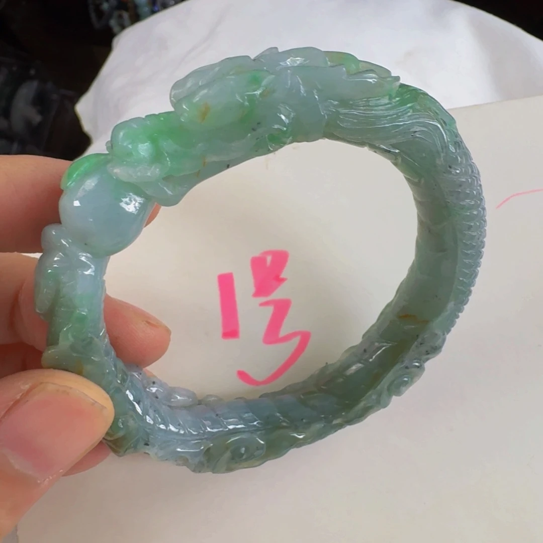 翡翠手镯未镶嵌老坑56