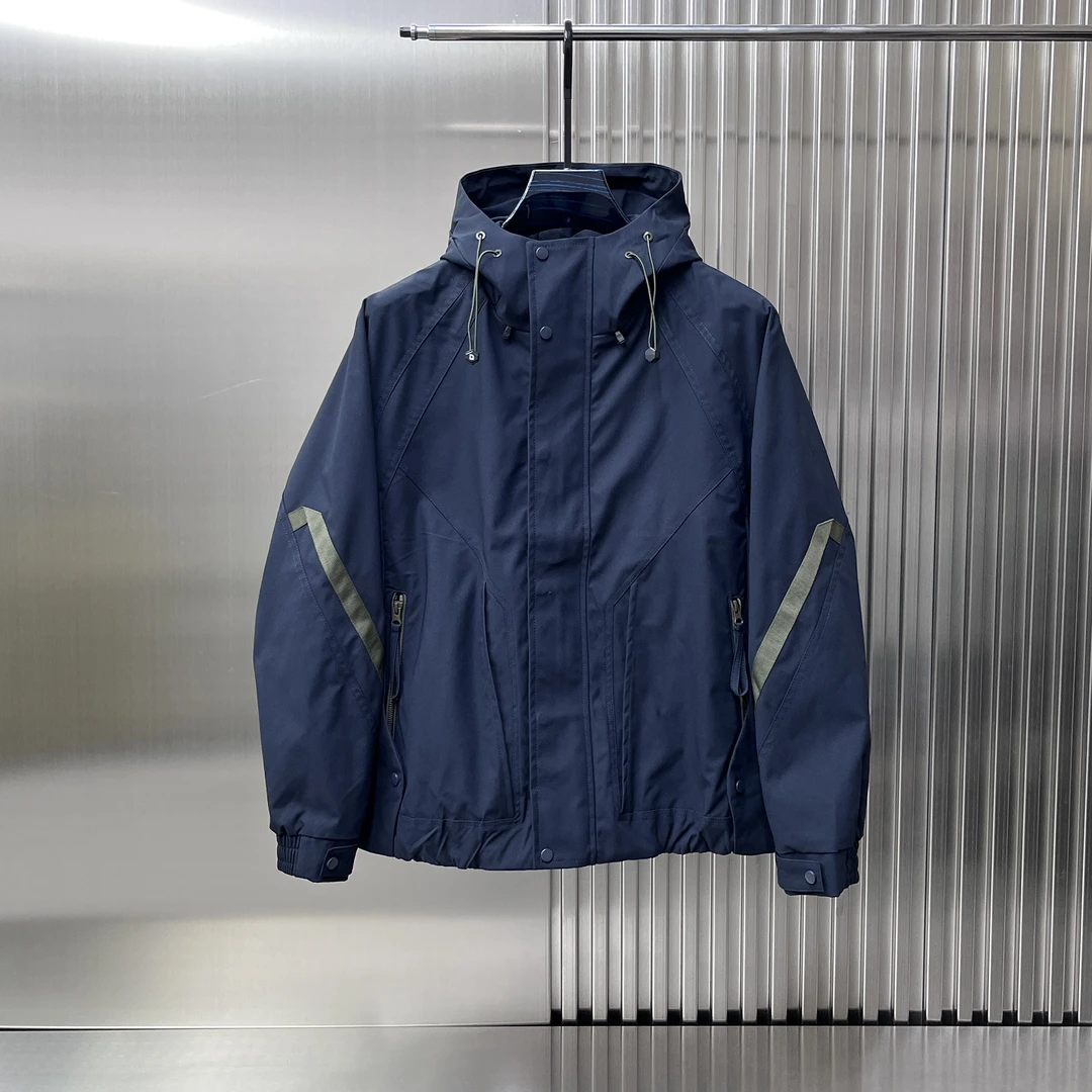 2025秋季新款男士连帽夹克男款潮牌户外宽松时尚休闲百搭工装外套