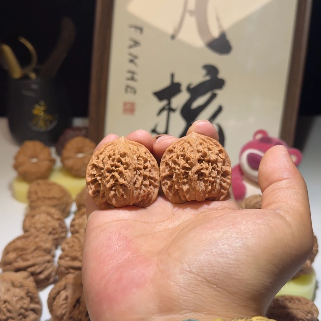 文玩核桃吊坠40尺寸山地老树盘龙纹