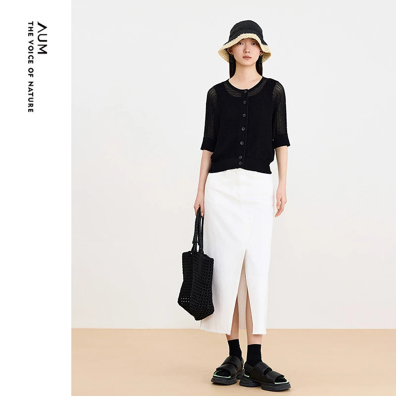 AUM/噢姆气质针织上衣M1EG2S05M