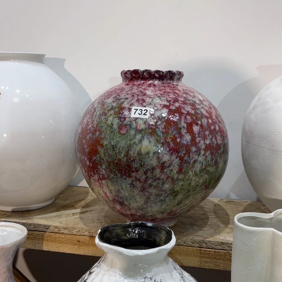 花瓶白泥景德镇陶瓷高度