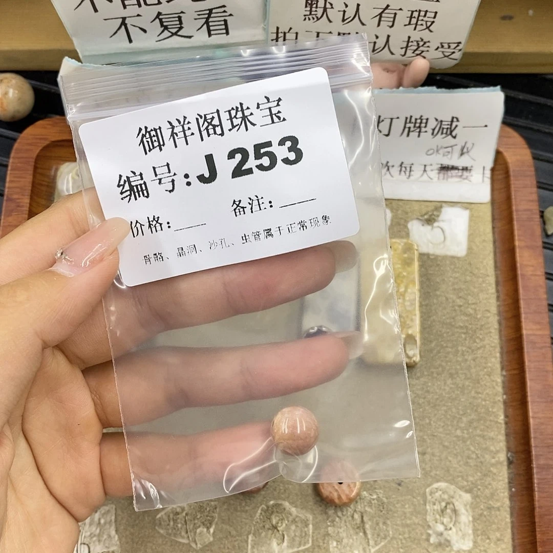 硅化珊瑚（珊瑚玉）未镶嵌颈饰墨***?