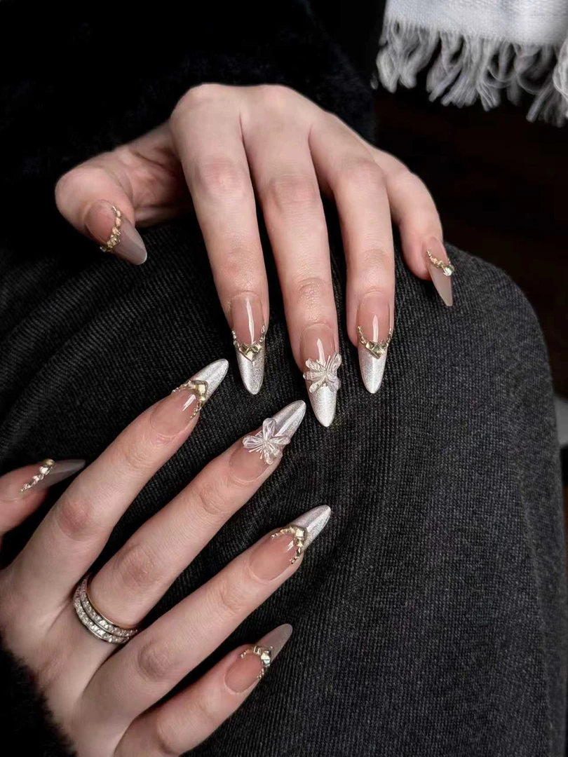 墨卿【冰蝶】纯手工穿戴甲