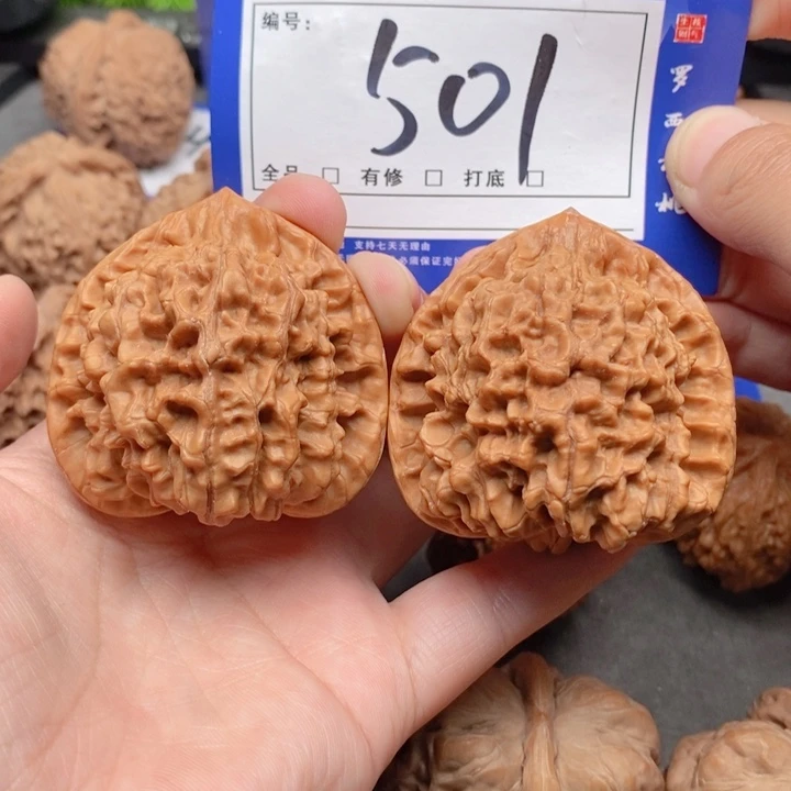 把件桃核48官帽501号牌