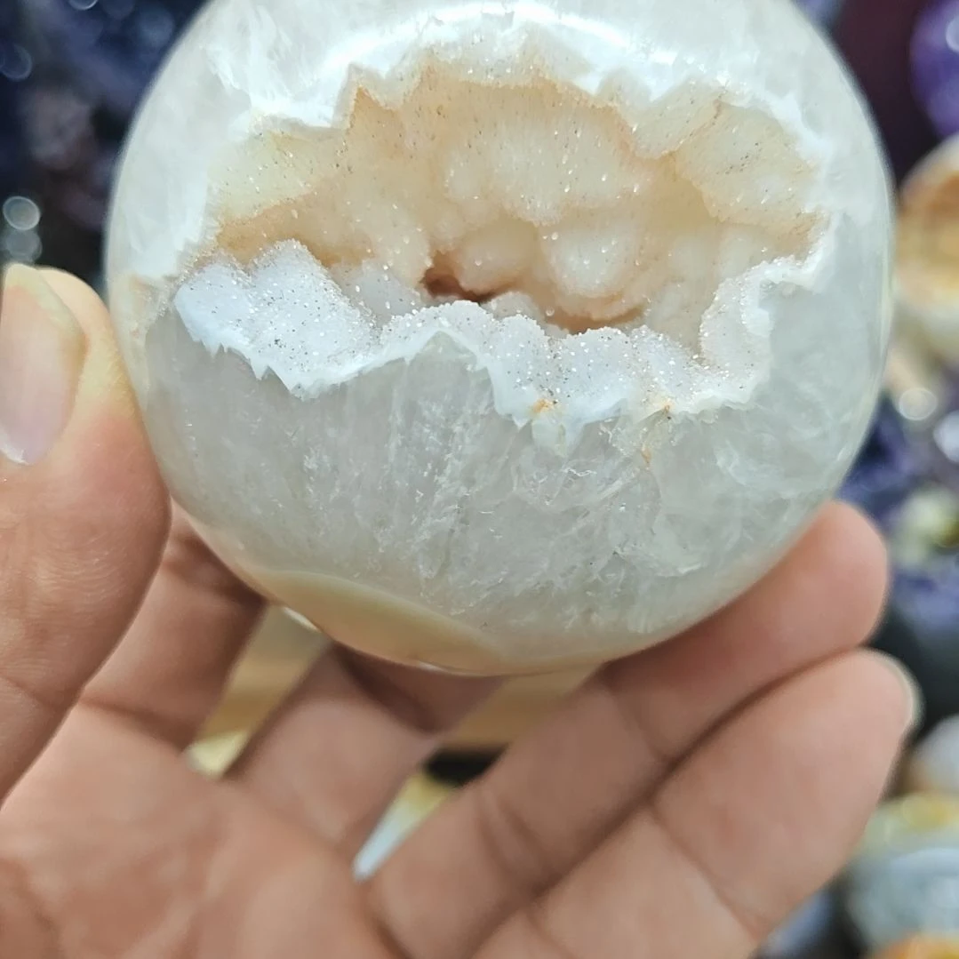 紫晶大型摆件（非配饰）银S925镶嵌