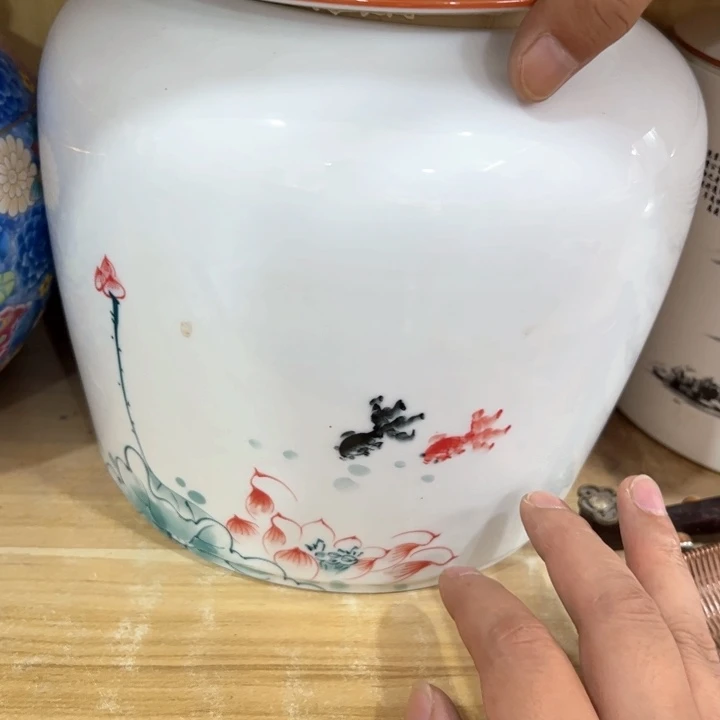 瑕疵福利品陶瓷茶叶罐