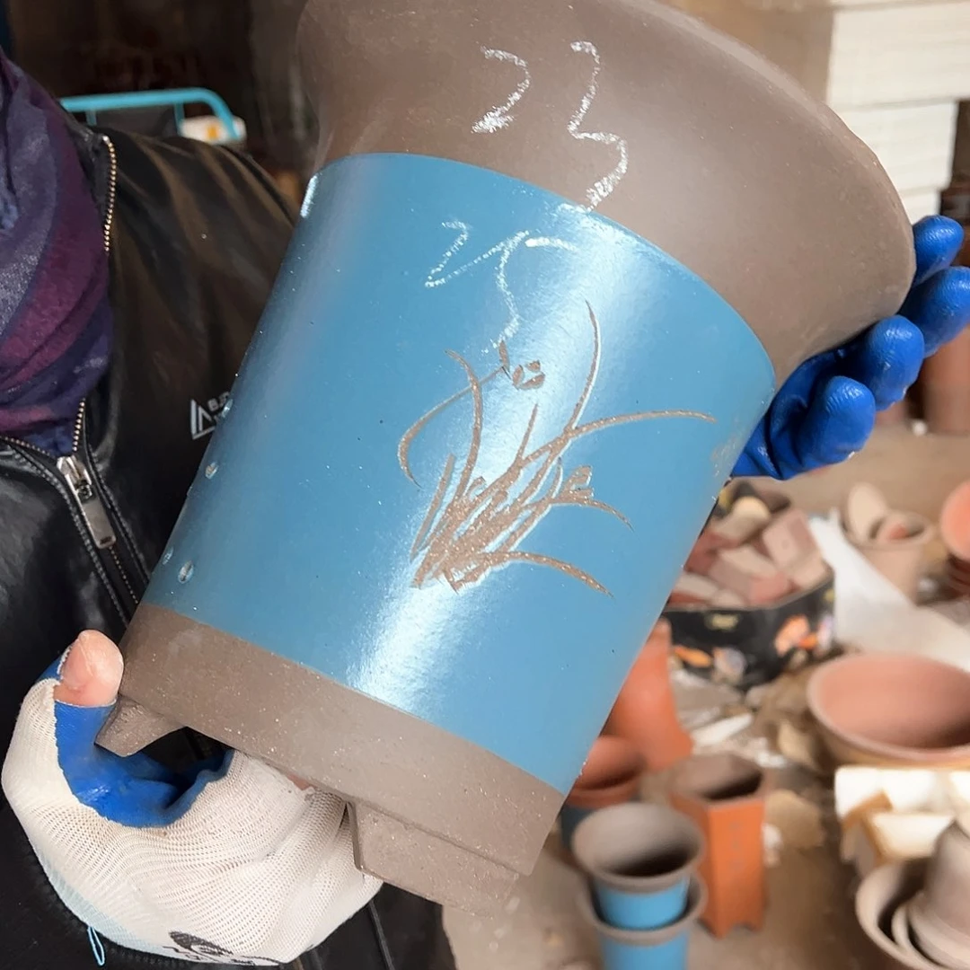 紫砂花盆紫砂花盆