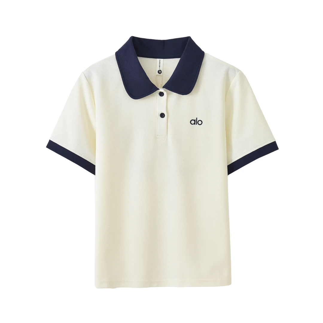 2025夏季新款  时尚休闲运动潮流百搭简约  刺绣Polo衫短袖  T065