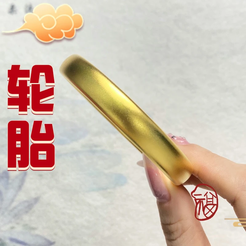 足银手镯 足银手镯 足银首饰经典轮胎泥鳅背窄