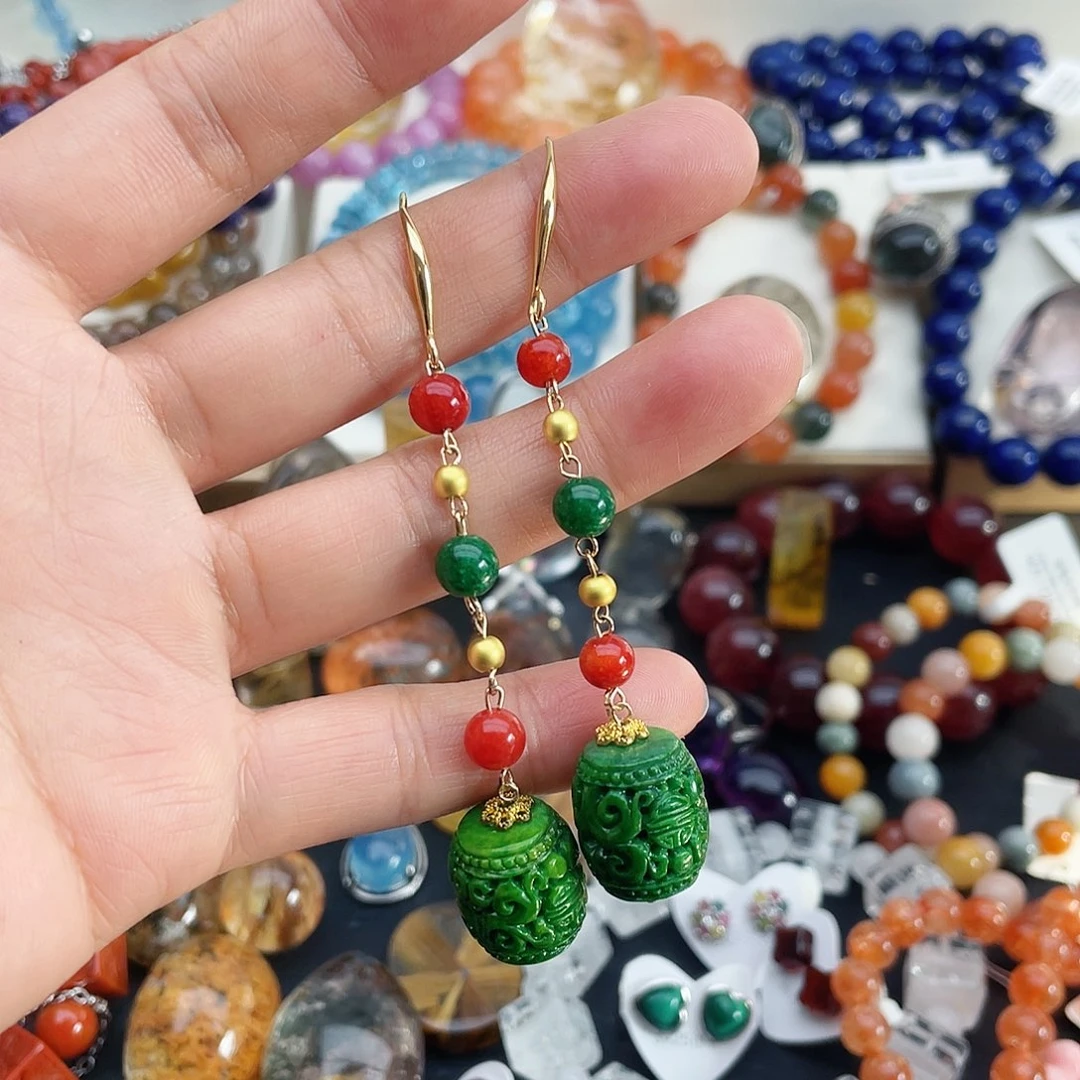 烟晶银S925镶嵌戒指