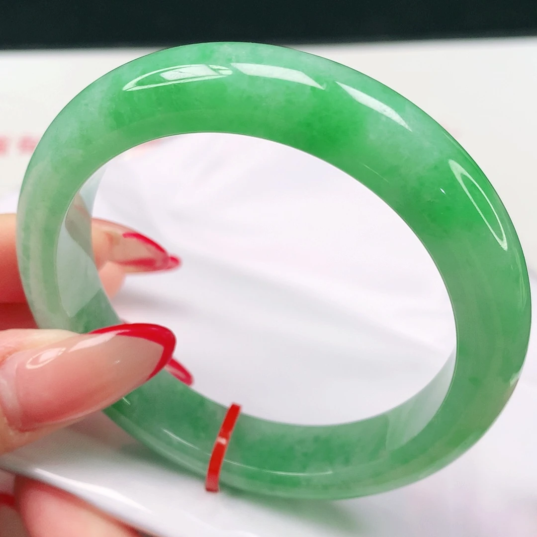 翡翠未镶嵌手镯天然翡翠1508