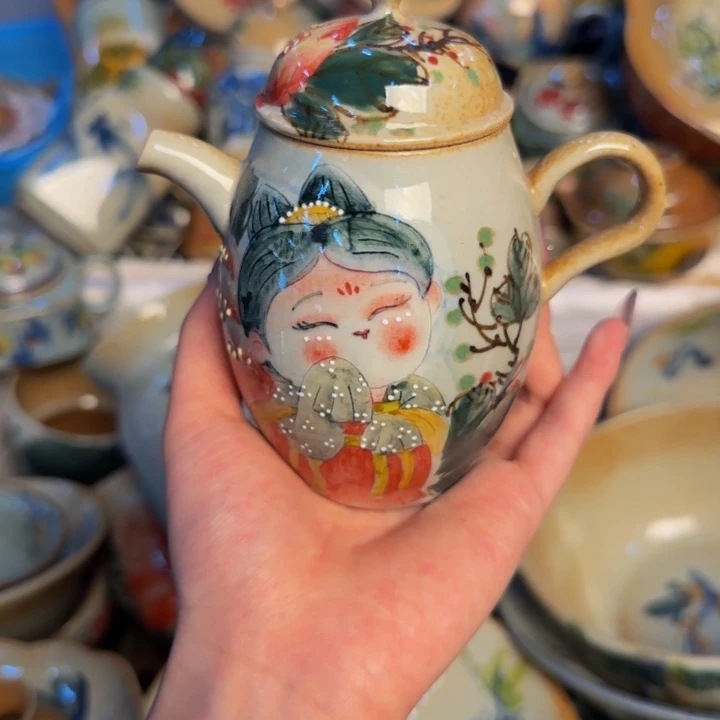 瓷片景德镇陶瓷手工手绘