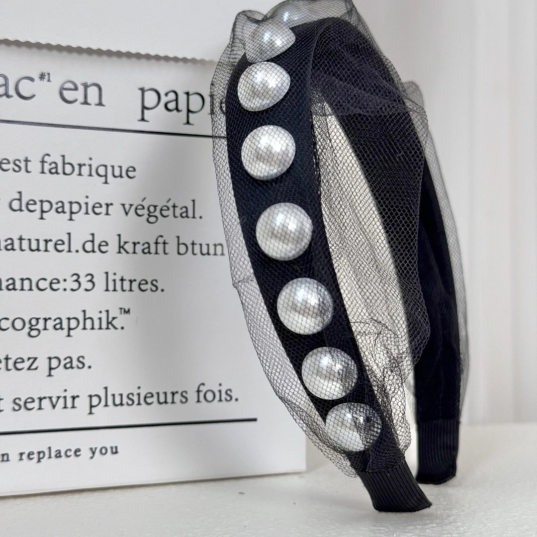 【一帆 Lyra 】「珠珠之梦」简约珠珠薄纱法式气质发饰经典百搭头饰