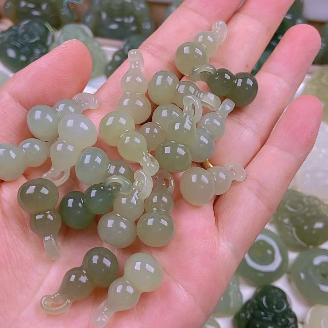 天然和田玉葫芦吊坠挂件玉佩单坠玉坠男女坠子挂坠玉石项链