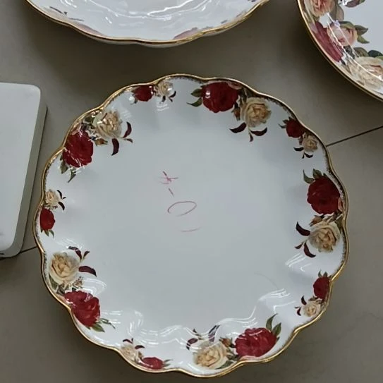 吐***丽金秋10英寸南瓜盘4个