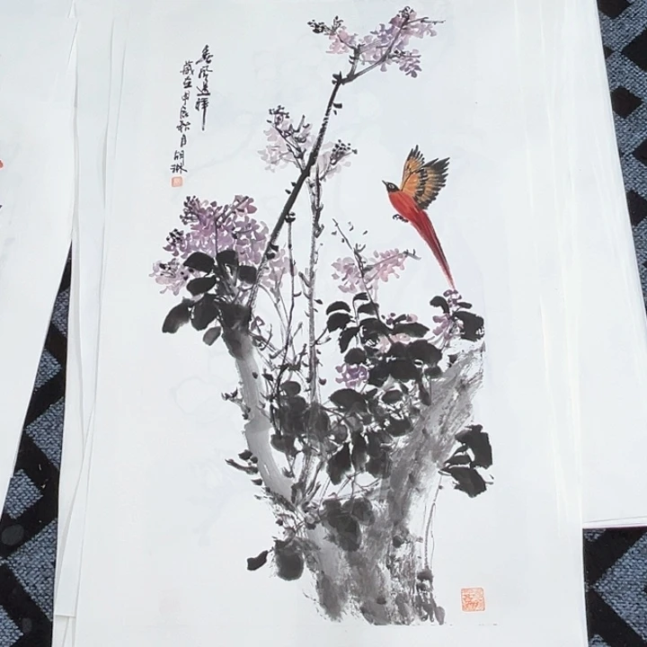 国画100/50纯手绘国画作品