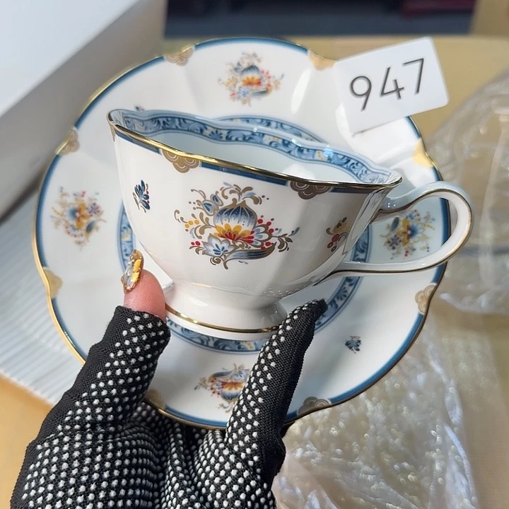 瓷片很好看的咖啡杯