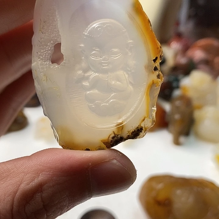 玛瑙/玉髓未镶嵌颈饰
