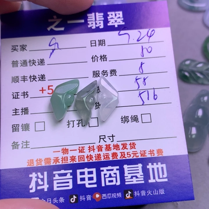 颈饰未镶嵌翡翠a****h