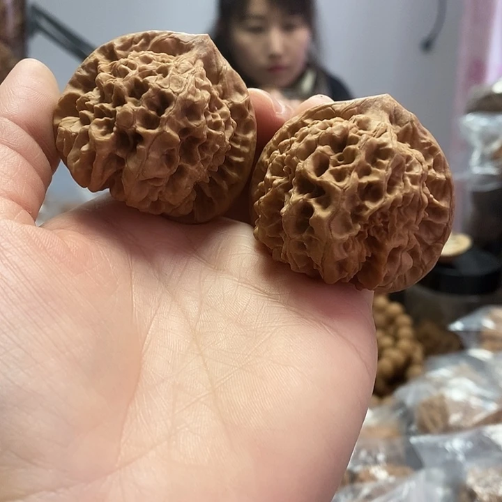 把件文玩核桃47官帽油练手