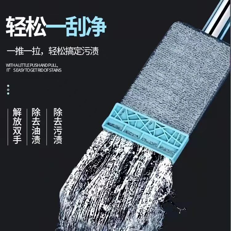 【新疆包邮】懒人拖把免手洗地板拖瓷砖地砖拖把干湿两用平板拖旋转