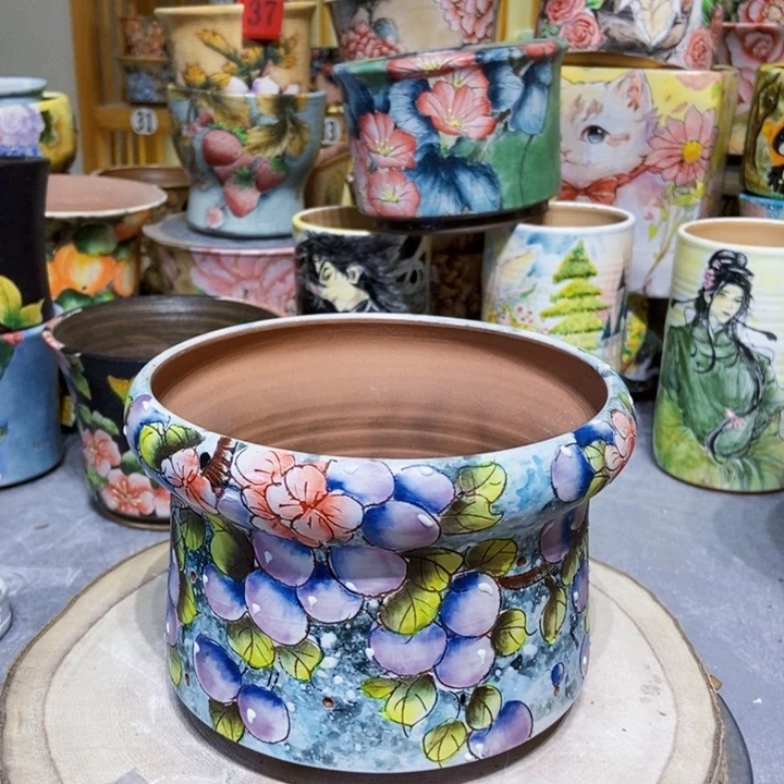 景德镇艺术手绘作品
