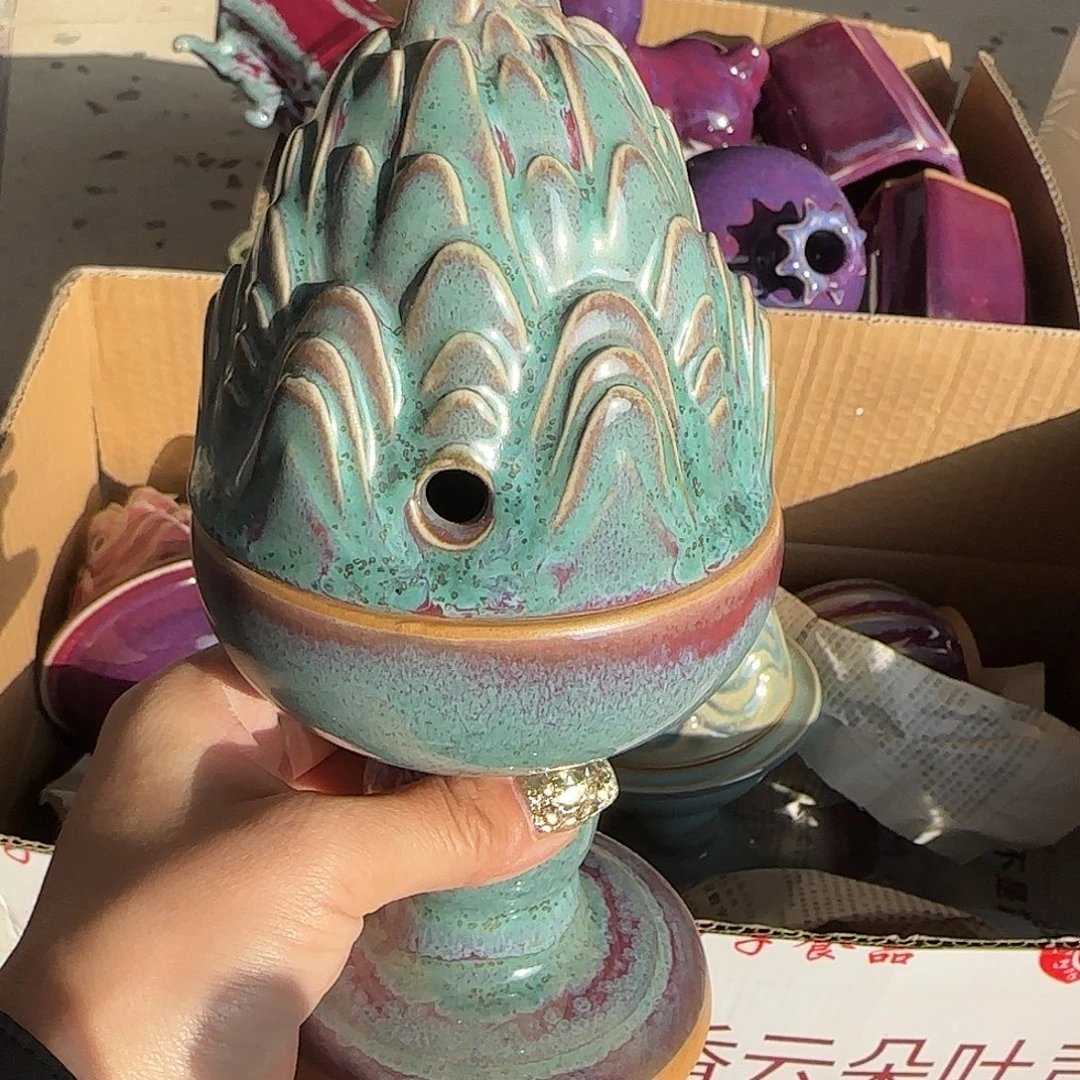 陶摆件郑家钧窑摆件