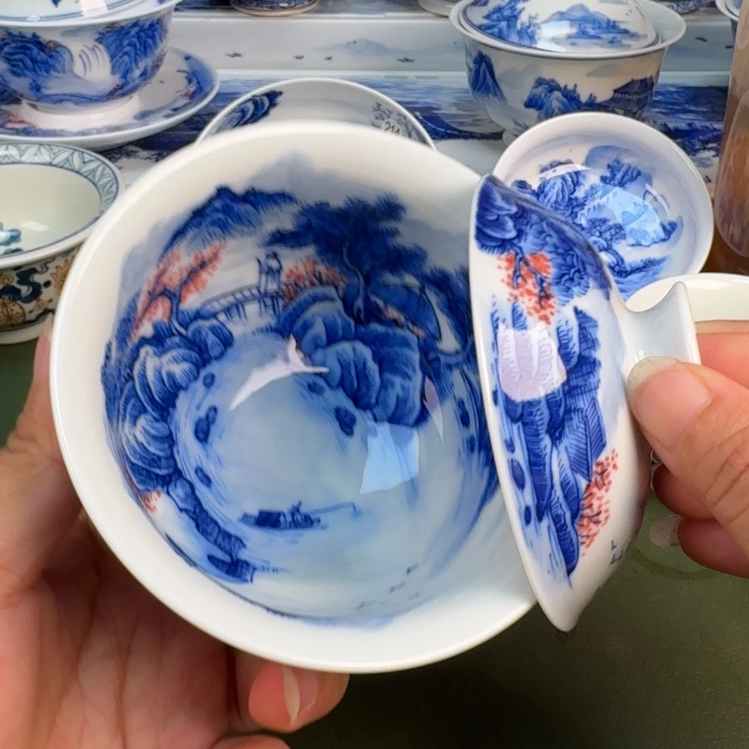 景德镇纯手绘茶具具圆圆237