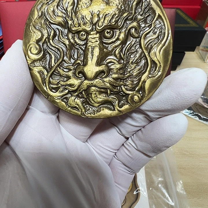 其他普通金属生肖龙铜章一个南京造币厂