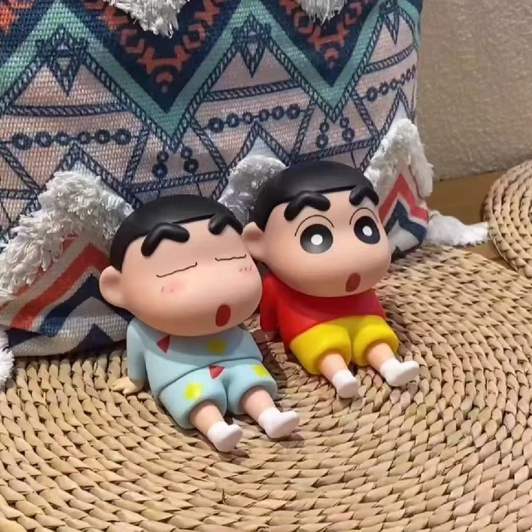 【主播补贴】【买五发六】蜡笔小新手机支架小新懒人支架家居摆件