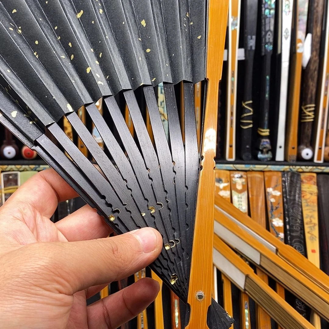 扇子《北斗七星》古琴