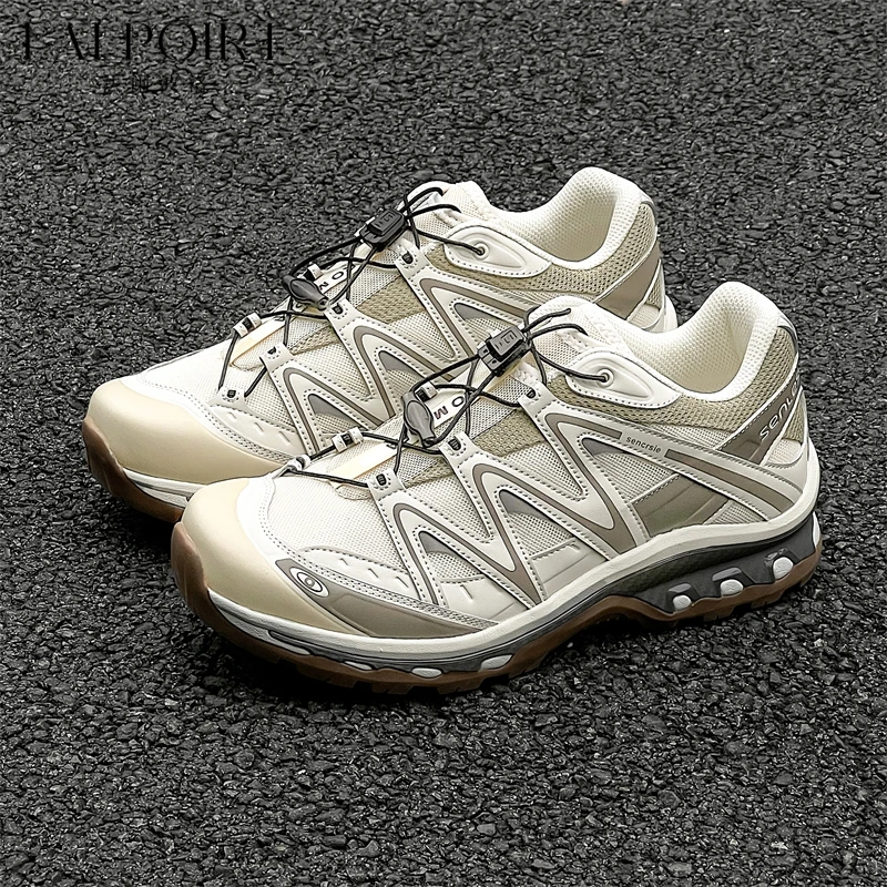 FALPOIRT徒步登山鞋女夏季网面透气户外跑步运动鞋厚底老爹鞋情侣